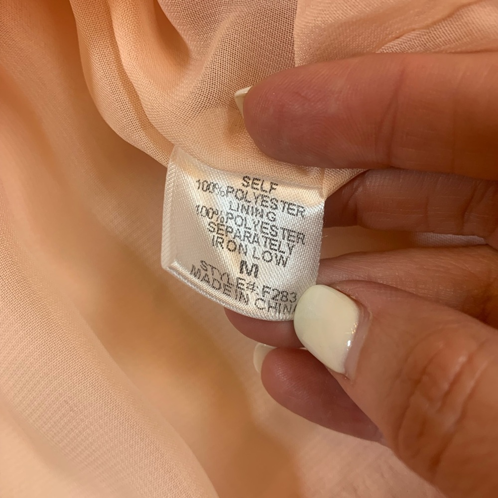 Janet Paris pink ruffled mini A line dress medium multiple layers barbie (bin L) - Picture 7 of 8